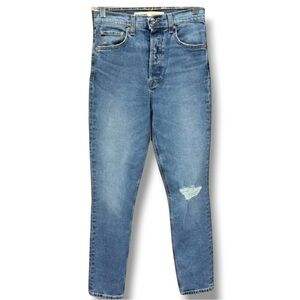 GRLFRND The Piper Super High Rise Slim Crop Jeans Laurel Canyon Wash
Size 27 NWT